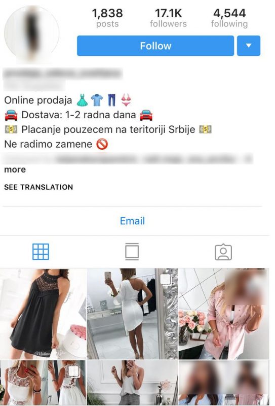 Instagram-online-nelegalna-prodavnica
